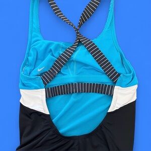 Nike Turquoise and Black Strappy Tank